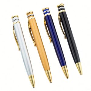 Wholesale Brand High Quality Custom Logo Metal Ballpoint <b>Pen</b> 1.0Mm Tip New Design Business School Use for Gift - Product Image 1