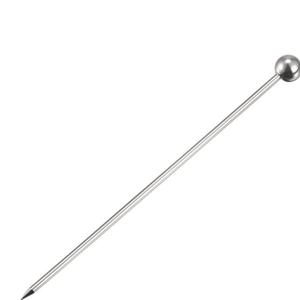 Brochetas de Acero Inoxidable para Barbacoa y Frutas, Agujas para Frutas, Decoraciones para Cócteles, Brochetas Metálicas para Vino - Product Image 1