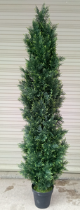 Grande Albero di Cedro <span class=keywords><strong>Cipresso</strong></span> Artificiale Decorativo di Alta Qualità, Pianta Artificiale Premium per Decorazione di Giardini e Ingressi Esterni - Product Image 3