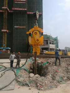 ค้อนกองกองแผ่นเหล็กและกองเครนไฟฟ้าแบบ vibro ไดรฟ์ - Product Image 4