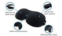 Masque de sommeil 3D profilé bloquant la lumière, bandeau pour les yeux, idéal pour les voyages, la sieste et le sommeil nocturne, logo personnalisé, vente en gros, OEM, ODM