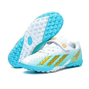 Nuevas zapatillas de fútbol transpirables estilo cross-border para niños y niñas, zapatillas de fútbol para interior, zapatillas de entrenamiento para césped, antideslizantes. - Product Image 5