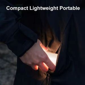 Lanterne de camping en plastique ABS, 5 modes, lumière jaune chaude, batterie au lithium intégrée de 2000 mAh, étanche IP67, rechargeable par USB de type C - Product Image 3