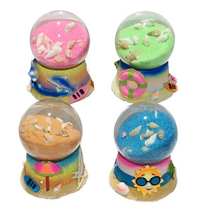 Globo d'Acqua Personalizzato con Animali Souvenir da Spiaggia Delfino in Resina Fenicottero Cavalluccio <span class=keywords><strong>Marino</strong></span> Tartaruga Gabbiano Ornamento Globo di Neve con Delfino - Product Image 6