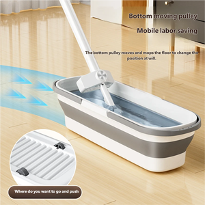 <span class=keywords><strong>Seau</strong></span> pliable portable de 15 L <span class=keywords><strong>le</strong></span> plus vendu en gros avec deux poignées, roues pliables, en plastique durable - Product Image 4