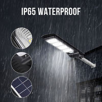 Farola Solar de Alto Lumen, Ahorro de Energía, Luces Solares Todo en Uno, Lámpara LED para Exteriores, Jardín, Carretera, 50W 100W 150W 200W