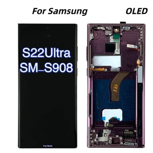 Pantalla OLED con Marco para Galaxy <span class=keywords><strong>S22</strong></span> <span class=keywords><strong>Ultra</strong></span> 5G, Compatible con Teléfonos Móviles Samsung, Garantía de 1 Año - Product Image 1