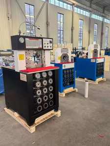 China Máquina de prensagem mangueira hidráulica alta pressão New Cable Press Mangueira Fitting Crimper P20 Wire Rope Tube Swaging Sale Price - Product Image 4