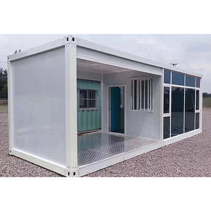 Maison préfabriquée en conteneur d'outils de 20 pieds à faible coût, garage à assemblage rapide, maison en conteneur portable pliable - Product Image 2