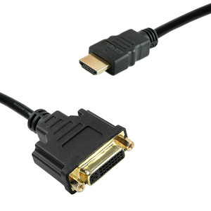 Câble adaptateur HDMI vers DVI mâle vers femelle, 24 broches, plaqué or, convertisseur vidéo haute définition pour écrans LED - Product Image 4