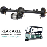 72V 60V 4000W contrôleur d'essieu arrière à trois essieux 8mm aimant Permanent pousse-pousse électrique voiture 2000W 3000rpm BLDC DC moteur sans balais 5kw