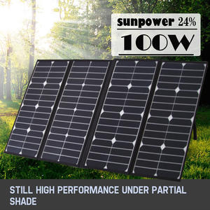 SMARAAD Panneau <span class=keywords><strong>Solaire</strong></span> Portable Pliable 60W Mini Six Cellules <span class=keywords><strong>Chargeur</strong></span> USB Haute Puissance Extérieur Sortie MC Étanche IP65 Type-C CE - Product Image 5