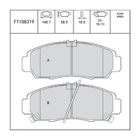 Kualitas Asli Original Nomor OE 10025315 SAIC BRAKE PAD untuk MG3