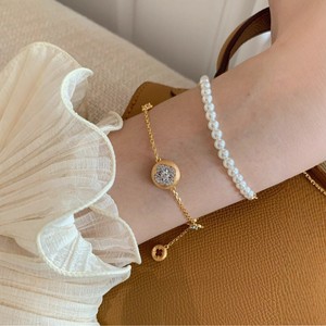 Fine Charm <b>Bracelet</b> Gold Chain Diamond Four Leaf Clover Pendant Everyday Wear Women's Jewelry Shenzhen Origin - Product Image 4