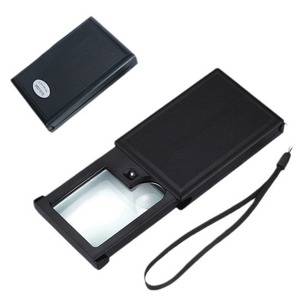 Loupe de type tiroir, grossissement élevé 3/6x, avec LED, qualité professionnelle pour l'évaluation des objets anciens et des timbres. - Product Image 4