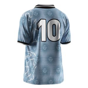 เสื้อฟุตบอลสำหรับผู้ชาย ชุดฝึกซ้อมฟุตบอล เสื้อฝึกซ้อม ชุดยูนิฟอร์ม ลายศิลปะดวงอาทิตย์ ออกแบบโลโก้และหมายเลขได้เอง - Product Image 6