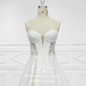 2024 <span class=keywords><strong>da</strong></span> <span class=keywords><strong>sposa</strong></span> di bellezza nuova collezione di lusso elastico satinato speciale Design abito <span class=keywords><strong>da</strong></span> <span class=keywords><strong>sposa</strong></span> abito <span class=keywords><strong>da</strong></span> <span class=keywords><strong>sposa</strong></span> - Product Image 2