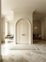 Ensemble de portes de ferme victoriennes en chêne massif sculpté à la main, porte battante classique avec design de modèle 3D, directement de l'usine