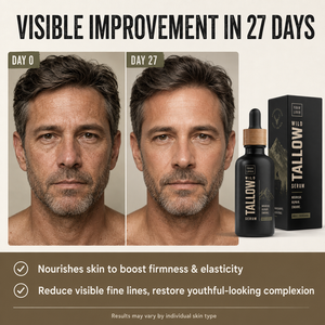 Sérum Anti-Âge Homme OEM : Lisse les Rides, Raffermit, Revitalise les Peaux Ternes et Fatiguées – Sérum Naturel Botanique à l'Acide Hyaluronique et au Suif - Product Image 5