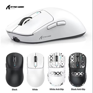 En stock: Ratón inalámbrico para juegos ATTACK SHARK X3 R1 X2 X5 X6 X11, serie completa, PAW3395, 8K Polling, ligero, RGB, venta al por mayor - Product Image 1