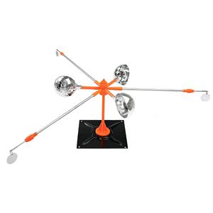 Répulsif d'Oiseaux Portable à Énergie Solaire et Éolienne avec Éoliennes Réfléchissantes pour Jardins, Vergers et Forêts - Product Image 6