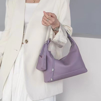 Badi nouveau sac à main en peluche à bandoulière en cuir véritable fermeture à glissière printemps automne hiver