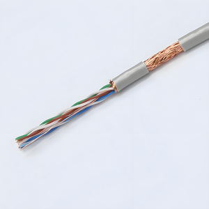 Cable de Red SFTP de 0.50mm, Cat. 5e BC, Par Trenzado de Cobre Desnudo, Cubierta de PVC para Interiores, para Conector Keystone, Cable LAN con Prueba de Calidad Aprobada - Product Image 4