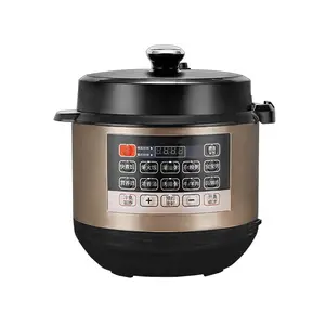 Peralatan dapur penanak nasi bertekanan tinggi buatan Tiongkok 5L 6l pemasak tekanan listrik multifungsi