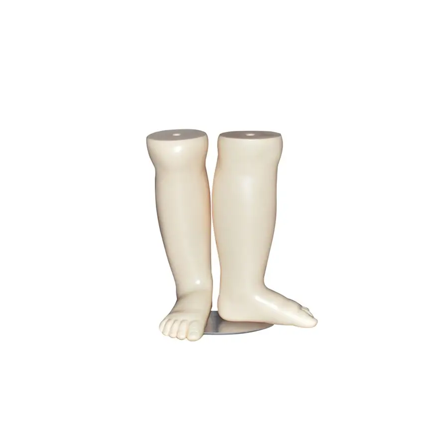 Wholesale Magnet Baby Leg Foot Mannequin For Stocking Socks Shoes Display Children Magnet Leg Mannequin Foot Mannequin