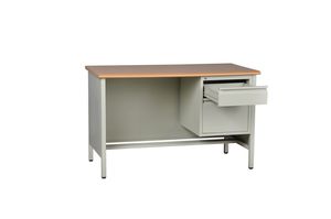 Thép văn phòng bảng Bàn Kim Loại máy tính bảng bàn điều hành với ngăn kéo - Product Image 3