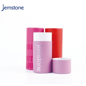 Tube cylindrique en papier écologique avec estampage à chaud argenté, impression UV et logo personnalisé pour emballage cosmétique - Product Image 3
