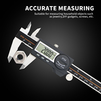 Micromètre numérique SHAHE IP54, outil de mesure en acier inoxydable, réglage fin par molette, conversion en/in