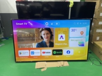 TV LED LCD Smart 4K 75 Inci Layar Datar Android WiFi DENGAN T2S2 Televisi Hotel OEM Logo Kustom Terlaris