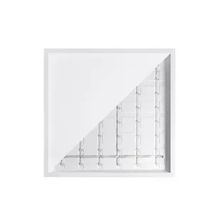 Panel de luz Led para techo, Panel retroiluminado de aluminio, cuadrado, incrustado, con certificado ERP, 40W, 4000K, AC85-265V, 595x595