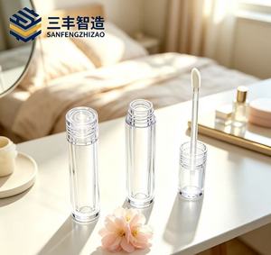 หลอดลิปกลอสแบบใสขุ่น ขนาด 4.5 มล. คุณภาพสูง สีตามสั่ง หลอดพลาสติกเปล่าสำหรับใส่ลิปบาล์ม สำหรับอุปกรณ์แต่งหน้า - Product Image 5