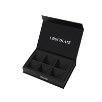 Boîtes à chocolat de Dubaï en papier rigide imperméable avec logo personnalisé en relief, doublure en éponge, écologiques et recyclables