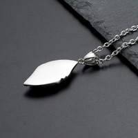 Pendentif à énergie scalaire quantique de conception simple couleur argent collier de bijoux de haute qualité