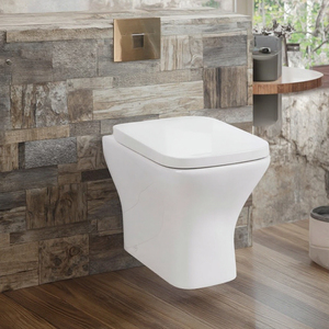 Inodoro flotante washdown ถังส้วมไร้ขอบ, ห้องน้ำพร้อมการติดตั้งกับผนัง - Product Image 4