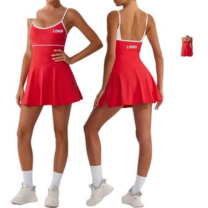 Jupe de tennis/golf sans manches respirante, extensible, à séchage rapide, en spandex/nylon, pour femmes, M352, personnalisée - Product Image 2