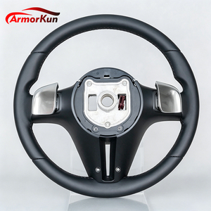 Volant de course en cuir de luxe pour Mercedes-Benz pour Classe C, Classe E, CLS, <span class=keywords><strong>GLE</strong></span> W205/W204/W206 C300/C43 W221 E350/E300 - Product Image 6