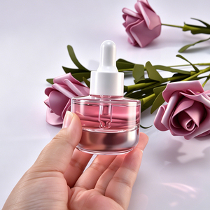 Nouvelle Arrivée Luxe 20 ml Flacon Vide en Verre à Fond Épais pour Soins de la Peau, Mini Flacon de Parfum, Flacon Compte-gouttes pour Sérum et Huile Corporelle Essentielle - Product Image 5