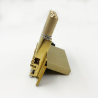 Kit de pont tremolo à double verrouillage pour guitare électrique et basse 7 cordes sans tête, avec écrou de verrouillage, disponible en or, argent, noir, en métal