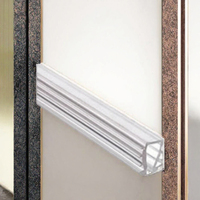 Joint d'étanchéité moderne en plastique pour portes et fenêtres, bande de protection en U, installation facile, garantie 1 an pour hôtels, maisons et bureaux