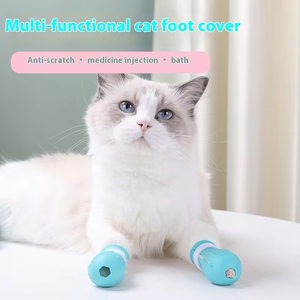 Penutup kaki hewan peliharaan, penutup pelindung kuku kucing Anti gores Modern untuk kucing anjing anak kucing - Product Image 5