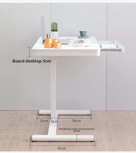 <span class=keywords><strong>Escritorio</strong></span> de pie portátil elevador de altura ajustable moderno para uso en el suelo del sofá de la cama - Product Image 3
