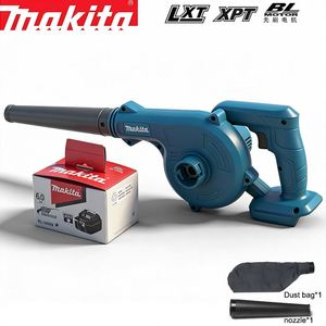 <span class=keywords><strong>Souffleur</strong></span>-aspirateur sans fil <span class=keywords><strong>Makita</strong></span> DUB185Z 18V LXT 2-en-1, 3,2 m³/min, avec sac <span class=keywords><strong>de</strong></span> collecte des feuilles pour le nettoyage des jardins et ateliers - Product Image 6