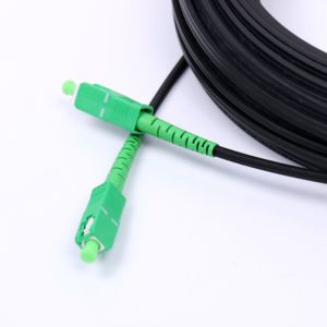 150m sợi quang thả Cáp SC 2.0*5.0mm vá dây G.657A SC/APC-SC/APC slef-hỗ trợ FTTH ngoài trời 1 lõi thả cáp PVC <span class=keywords><strong>lzsh</strong></span> - Product Image 6