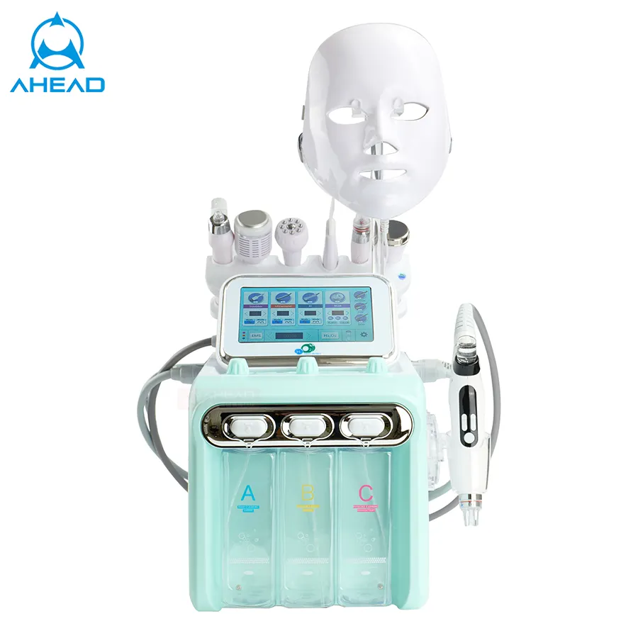 Máquina facial 8 em 1, equipamento de salão de beleza para remoção de acne e rugas