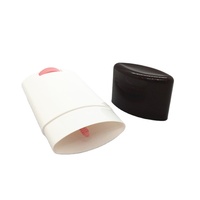 Récipient de déodorant ovale plat en plastique blanc/Conteneur de déodorant ovale plat en plastique fabricant/vente en gros ODM fournisseur usine RUIPACK OEM vente en gros