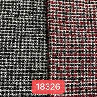 Tissu Jacquard Tweed à Carreaux Houndstooth de 400-500 g/m² pour Vêtements et Tapisserie, Fabrication Chinoise Populaire